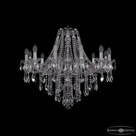 Подвесная люстра Bohemia Ivele Crystal 1415/12/300 Ni Leafs