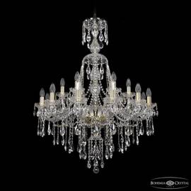 Подвесная люстра Bohemia Ivele Crystal 1415/12+6/300/XL-108 G