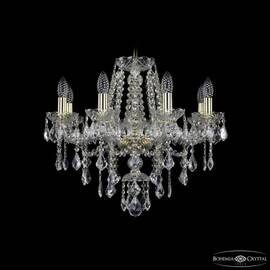 Подвесная люстра Bohemia Ivele Crystal 1415/8/200 G Leafs