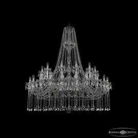 Подвесная люстра Bohemia Ivele Crystal 1413/24+12/530/h-160 Ni