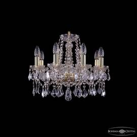 Подвесная люстра Bohemia Ivele Crystal 1413/8/165 G Leafs