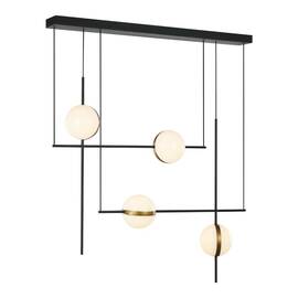 Подвесная люстра Delight Collection MD2062-4B black/brass