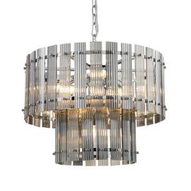 Подвесная люстра Delight Collection Ruby KG1112P-7 chrome/smoky