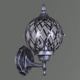 Уличный настенный светильник Reluce 09018-0.2-001SW BKSL