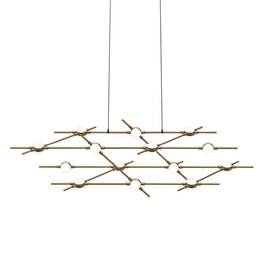 Подвесная люстра DeLight Collection Molecular MD18001067-14A black/gold