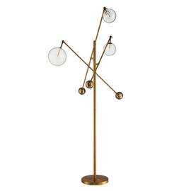 Торшер DeLight Collection Globe Mobile KG0965F-3 brass