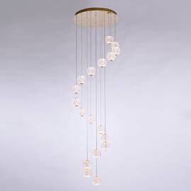 Подвесная люстра DeLight Collection Elliot Diamante MD20001012-18A gold