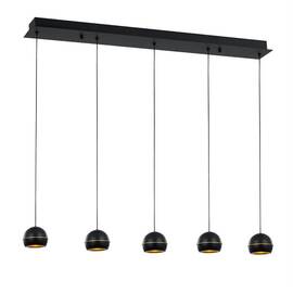 Подвесная люстра DeLight Collection MD21001034-5B black/gold