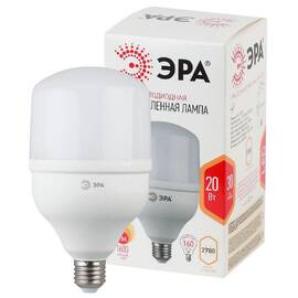 Лампа светодиодная Эра E27 20W 2700K LED POWER T80-20W-2700-E27 Б0027000