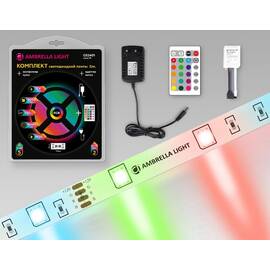 Светодиодная лента Ambrella Light LED Strip 12В 5050 7,2Вт/м RGB 5м IP20 GS2401