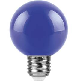 Лампа светодиодная Feron E27 3W синяя LB-375 25923