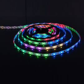 General лента св/д 12V 14.4W/m 60led/m  IP20 RGB 5м GLS-5050-60-14.4-12-IP20-RGB, 5038