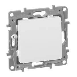 Выключатель одноклавишный Legrand Etika 10A 250V белый 672201