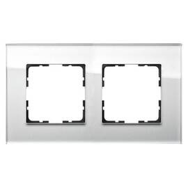 Рамка Jasmart G-Glass 2-постовая G1002GW