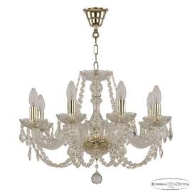 Подвесная люстра Bohemia Ivele Crystal 101/8/195 G Leafs