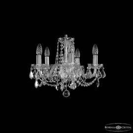 Подвесная люстра Bohemia Ivele Crystal 1402/5/141 Ni Leafs