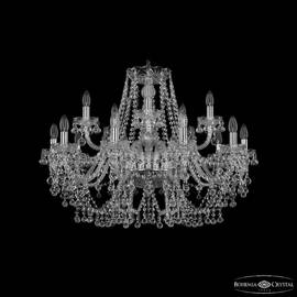 Подвесная люстра Bohemia Ivele Crystal 1409/10+5/300 Ni