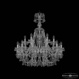 Подвесная люстра Bohemia Ivele Crystal 1409/12+6/300/XL-95 Ni