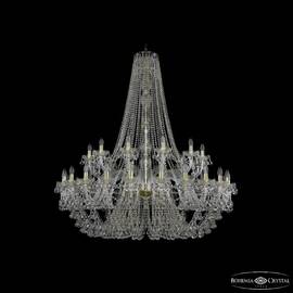 Подвесная люстра Bohemia Ivele Crystal 1409/24+12/530/h-160 G