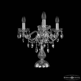 Настольная лампа Bohemia Ivele Crystal 1415L/3/141-39 Ni