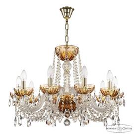 Подвесная люстра Bohemia Ivele Crystal 5402/10/240 G Amber/M-1H