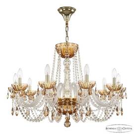 Подвесная люстра Bohemia Ivele Crystal 5402/10/300 G Amber/M-1H K721