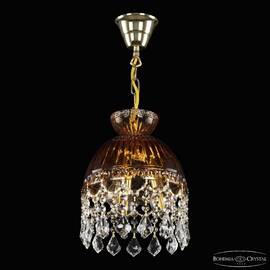 Подвесной светильник Bohemia Ivele Crystal 5478/22 G Amber/M-1G Leafs