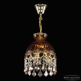 Подвесной светильник Bohemia Ivele Crystal 5478/22 G Amber/M-1G Leafs K721