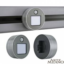 Трековая подсветка Arte Milano Am-track-sockets 380011TLS/LWS Grey