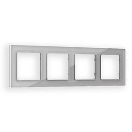 Рамка четырехместная Ambrella Volt Platos AF330404