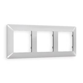 Рамка трехместная Ambrella Volt Line AF110403