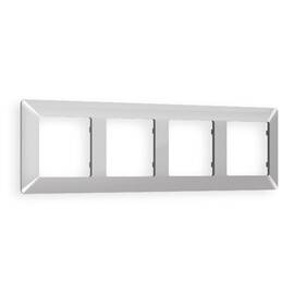 Рамка четырехместная Ambrella Volt Line AF110404