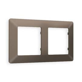 Рамка двухместная Ambrella Volt Line AF110632