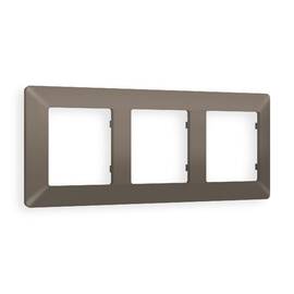 Рамка трехместная Ambrella Volt Line AF110633