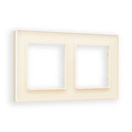 Рамка двухместная Ambrella Volt Platos AF330302