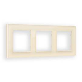 Рамка трехместная Ambrella Volt Platos AF380303