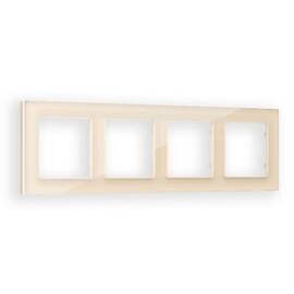 Рамка четырехместная Ambrella Volt Platos AF380304