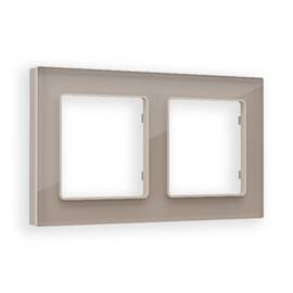 Рамка двухместная Ambrella Volt Platos AF380602