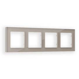 Рамка четырехместная Ambrella Volt Platos AF380604