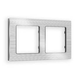 Рамка двухместная Ambrella Volt Platos AF550102