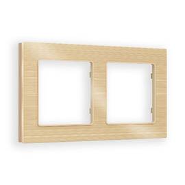 Рамка двухместная Ambrella Volt Platos AF550302