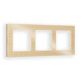 Рамка трехместная Ambrella Volt Platos AF550303