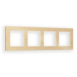 Рамка четырехместная Ambrella Volt Platos AF550304