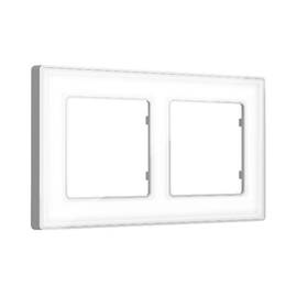 Рамка двухместная Ambrella Volt Arctic AF580132