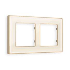 Рамка двухместная Ambrella Volt Arctic AF580342