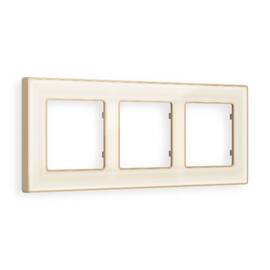 Рамка трехместная Ambrella Volt Arctic AF580343