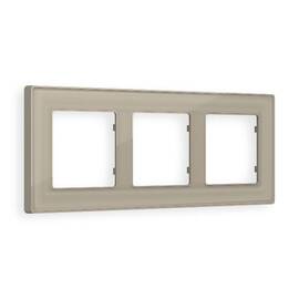 Рамка трехместная Ambrella Volt Arctic AF580363