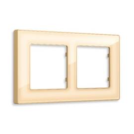 Рамка двухместная Ambrella Volt Arctic AF580602