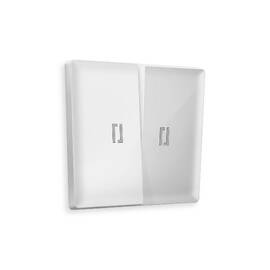 Лицевая панель для выключателя двухклавишного с подсветкой Ambrella Volt Alfa AP1040