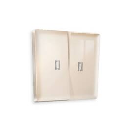 Лицевая панель для выключателя двухклавишного с подсветкой Ambrella Volt Alfa AP3040